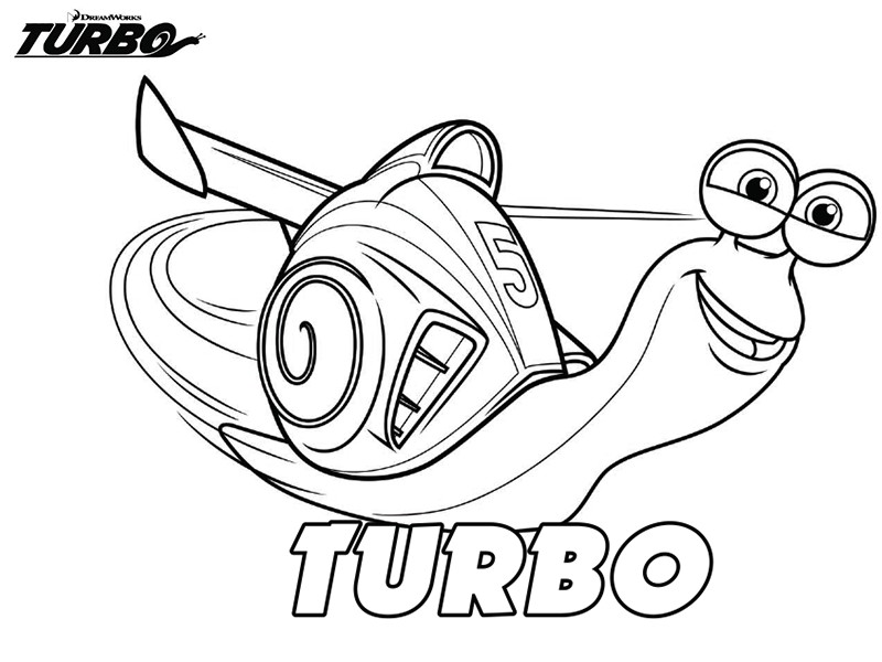 coloriage turbo l escargot